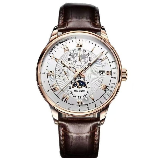 Men's Watch Business High-End Handsome Non-Mechanical Calendar Belt Cool High-End Boys Quartz Watch