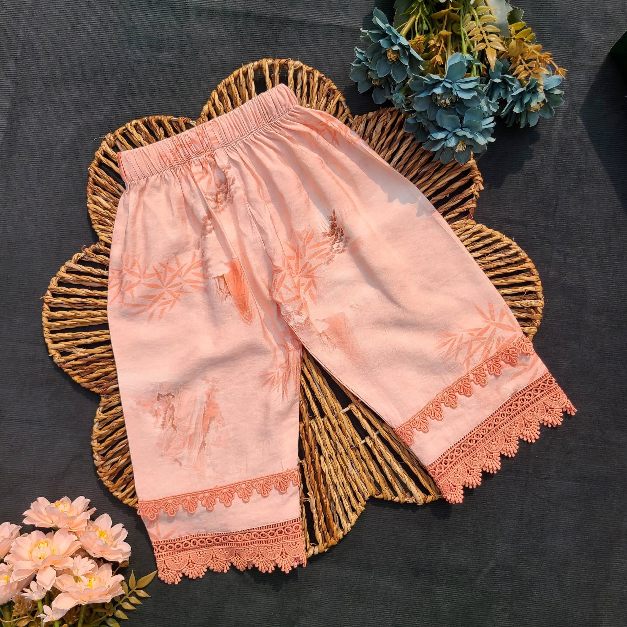 Ethnic Peach Blossom 3-Peice Set