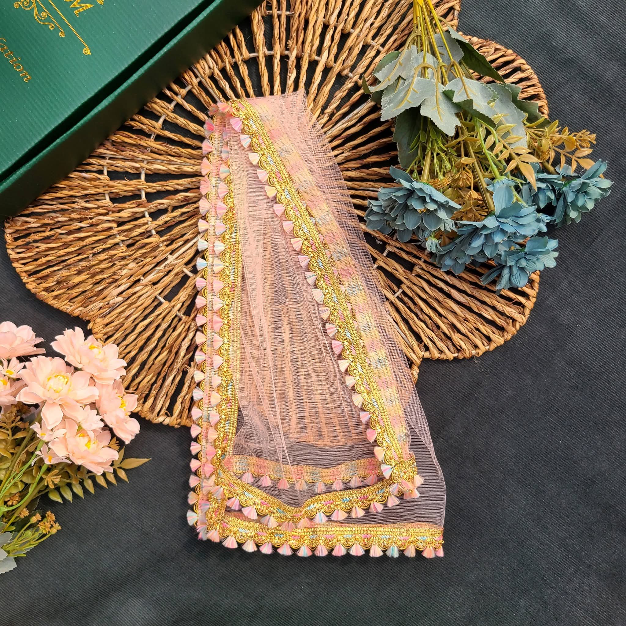 Ethnic Peach Blossom 3-Peice Set