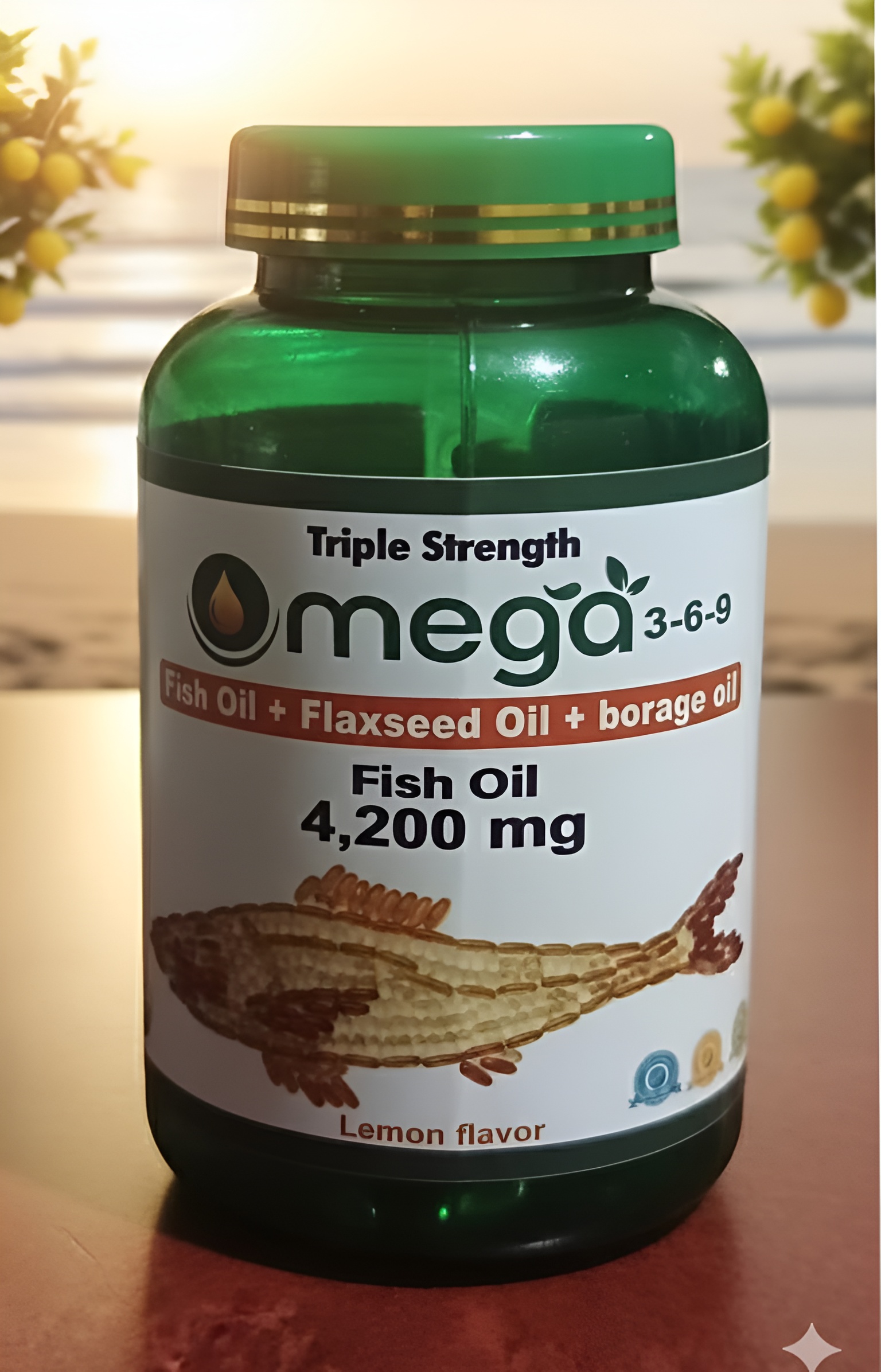 Omega 3-6-9 Fish Oil 4200mg 30pis Food Speedmaster
