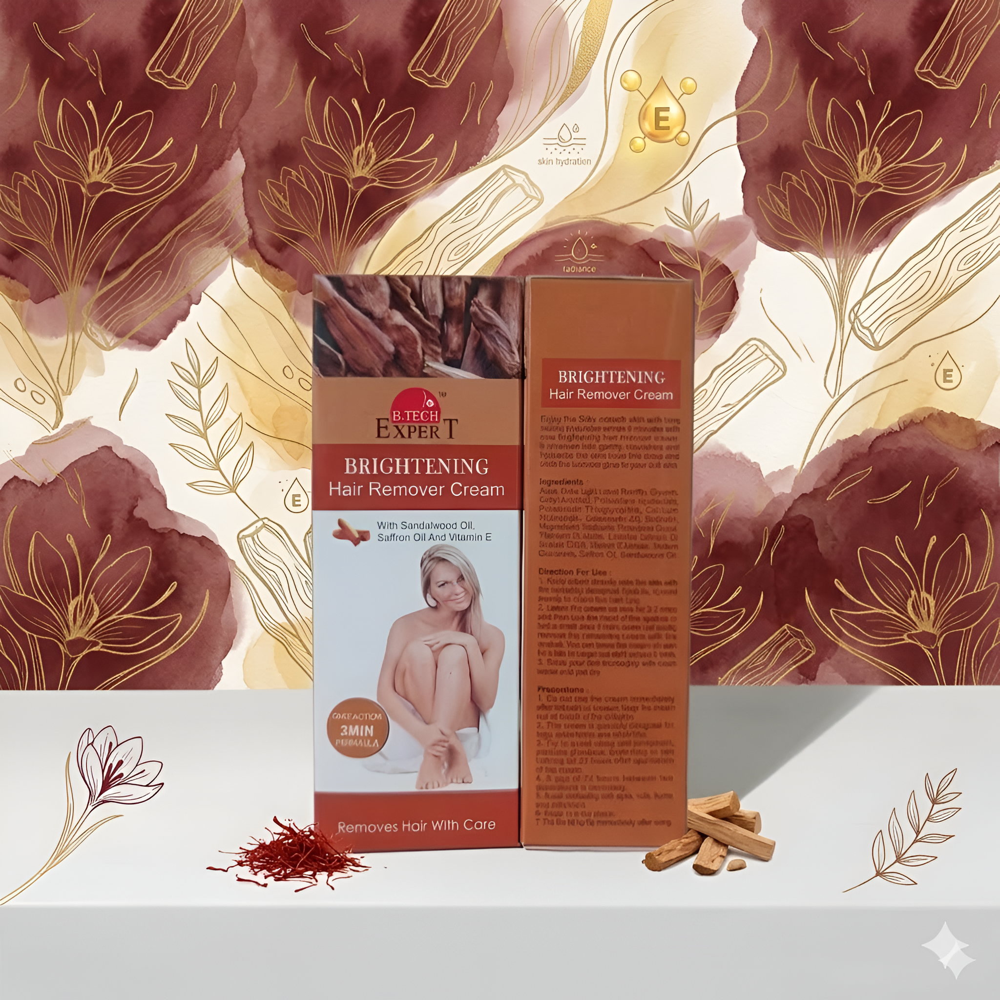 DIDUF Hair Remover Cream Sandalwood