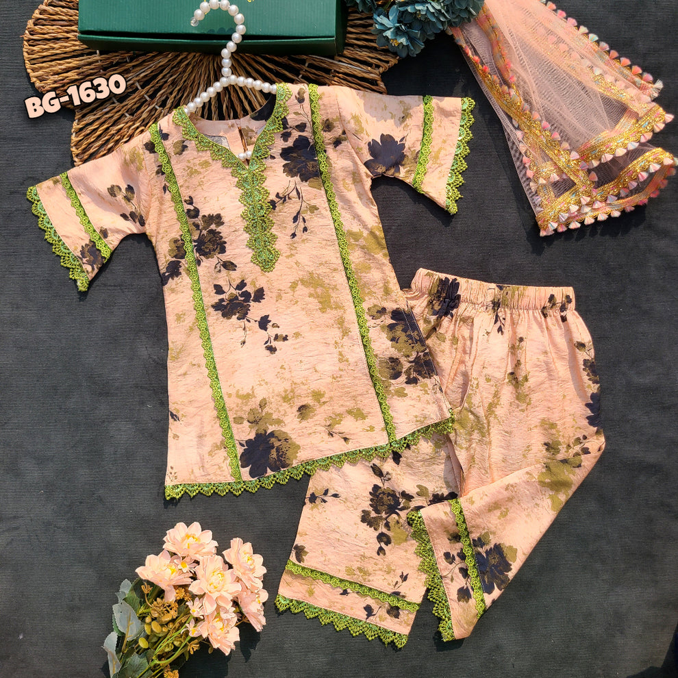 Blushing Blossom Ethnic Charm 3-Peice Set