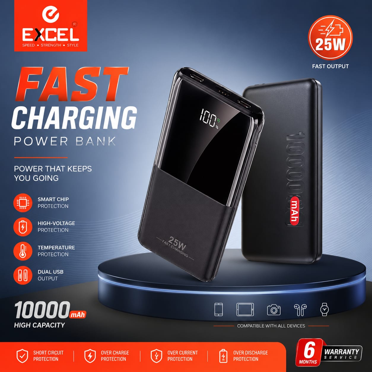 Excel Power bank ep-08