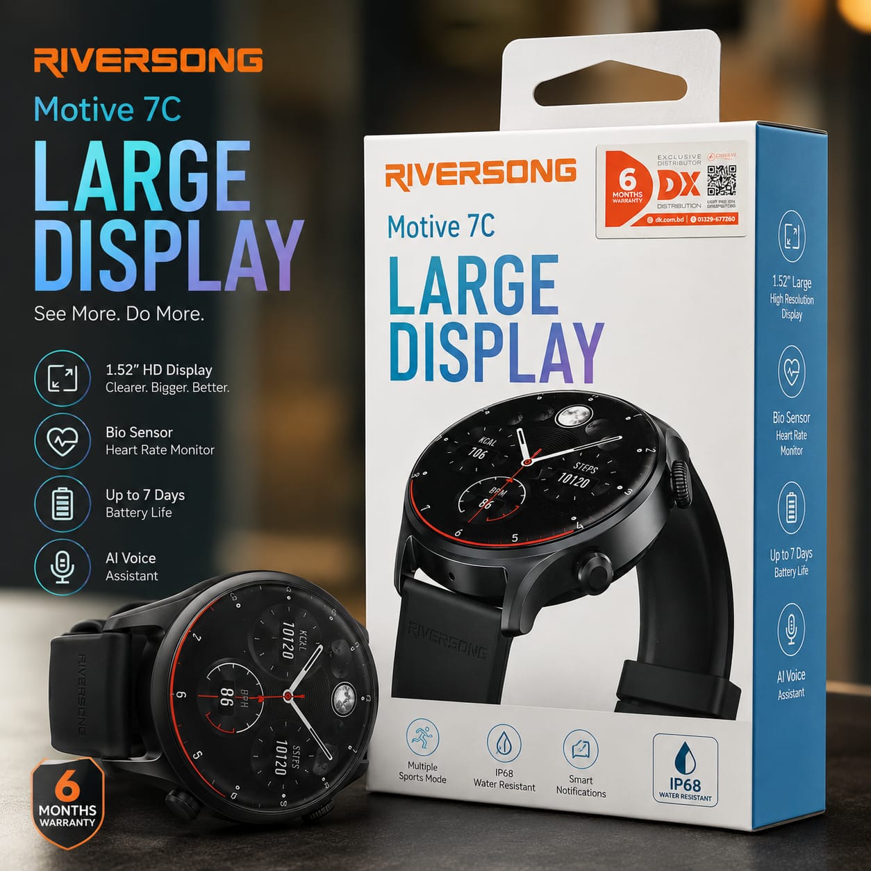 Riversong Motive 7C smartwatch